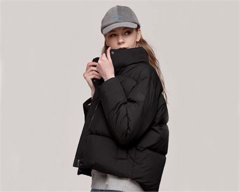 女士短款面包羽绒服定做加工